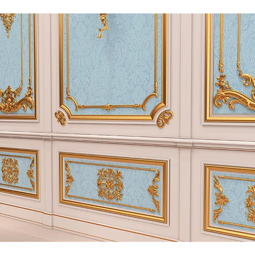 Frame moulding wall decor floral ornament wood